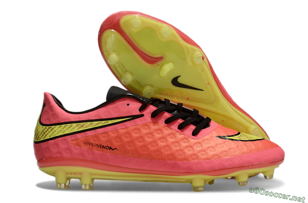 Men's Nike Hypervenom Phantom FG Football Boots - Red/Yellow/Black 2
