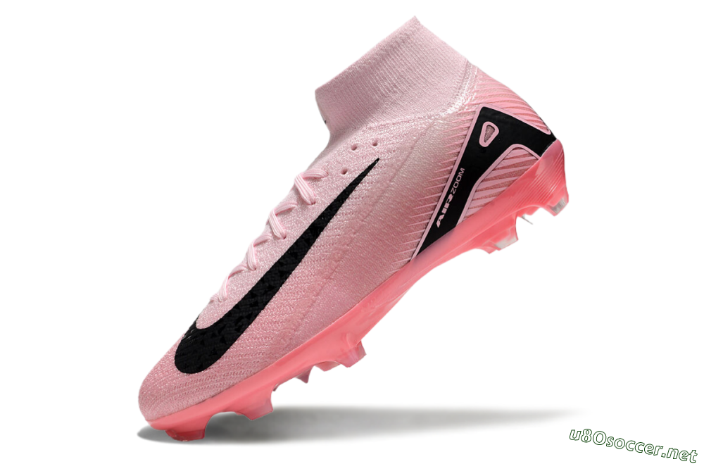 Unisex Nike Air Zoom Mercurial Superfly 10 Elite FG Football Boots - Pink/Black 5