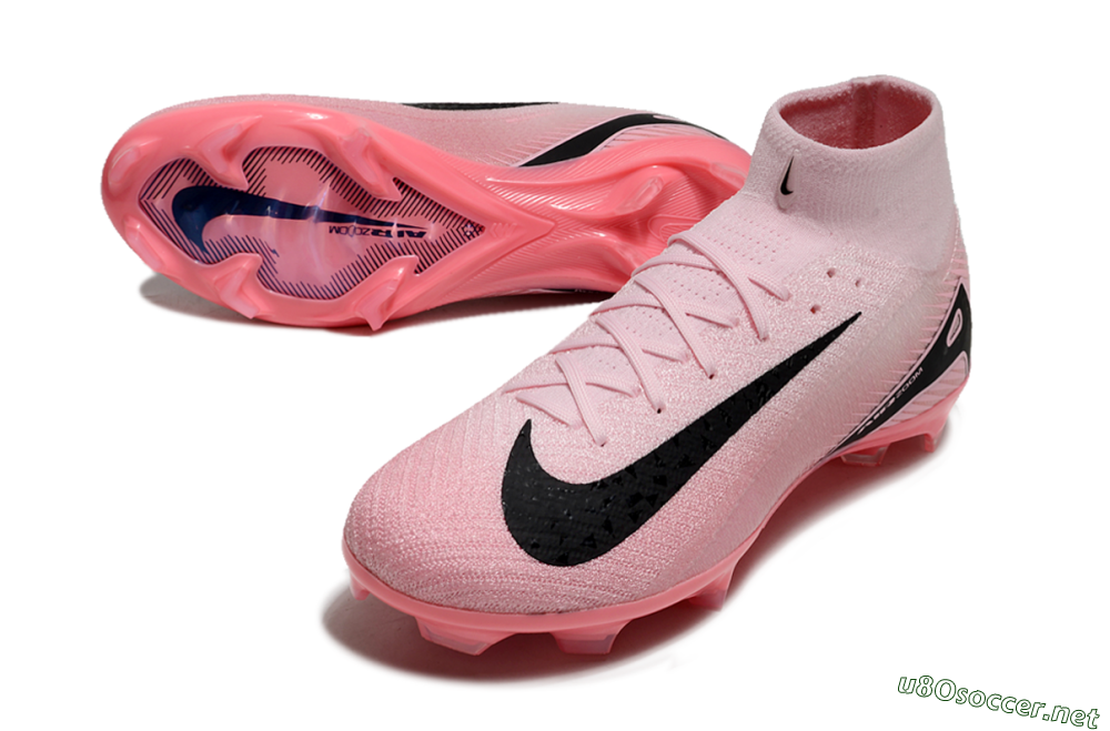 Unisex Nike Air Zoom Mercurial Superfly 10 Elite FG Football Boots - Pink/Black 3