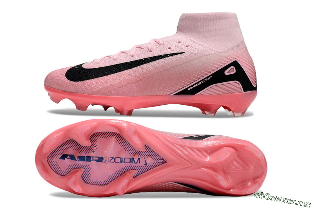 Unisex Nike Air Zoom Mercurial Superfly 10 Elite FG Football Boots - Pink/Black 1