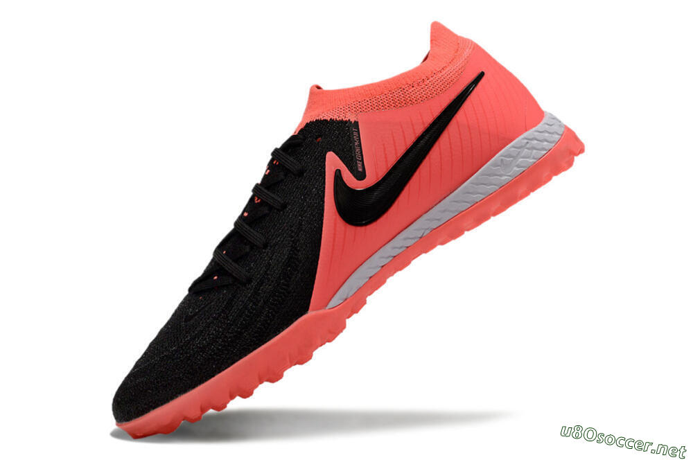Men's Nike Phantom GX 2 Elite TF Football Shoes - Black/Red/White 5