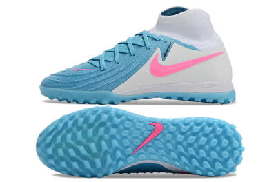 Men's Nike Phantom Luna Elite TF Football Shoes - Blue/White/Pink