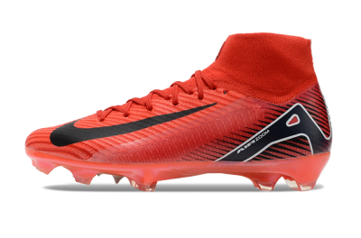 Unisex Nike Air Zoom Mercurial Superfly 10 Elite FG Football Boots - Red/Black/White