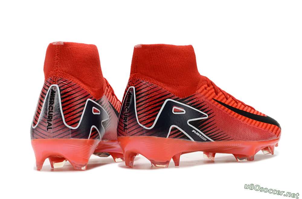 Unisex Nike Air Zoom Mercurial Superfly 10 Elite FG Football Boots - Red/Black/White 6