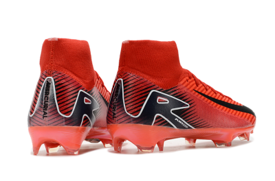 Unisex Nike Air Zoom Mercurial Superfly 10 Elite FG Football Boots - Red/Black/White