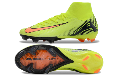 Unisex Nike Air Zoom Mercurial Superfly 10 Elite FG Football Boots - Yellow/Red/Black