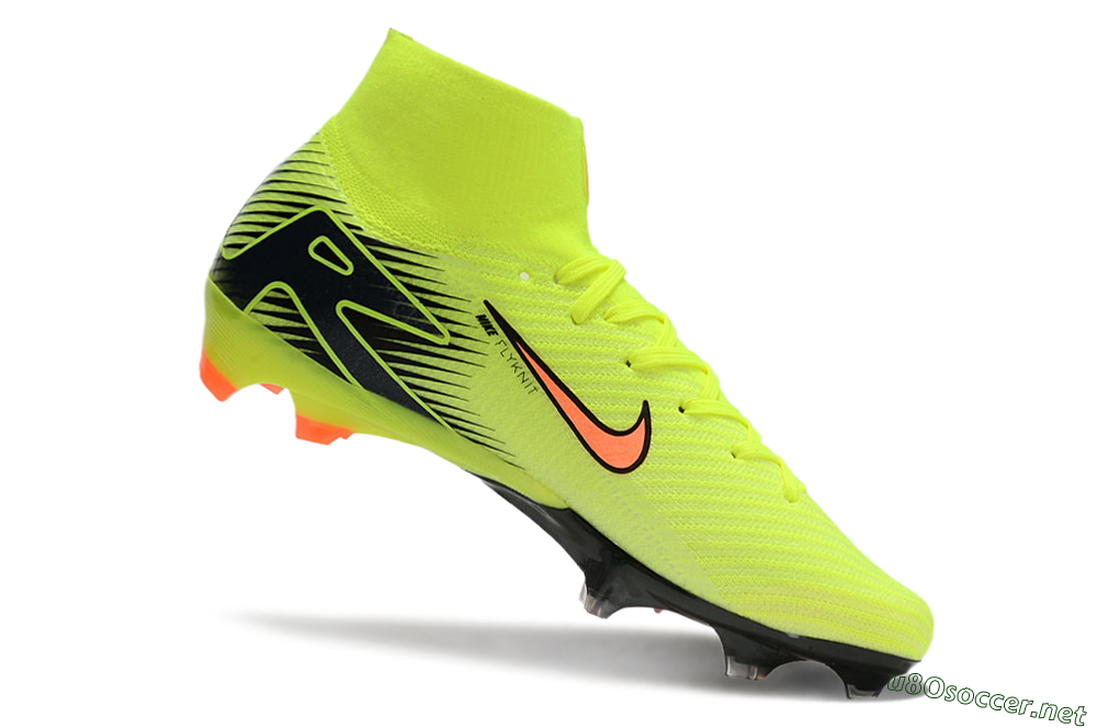 Unisex Nike Air Zoom Mercurial Superfly 10 Elite FG Football Boots - Yellow/Red/Black 4