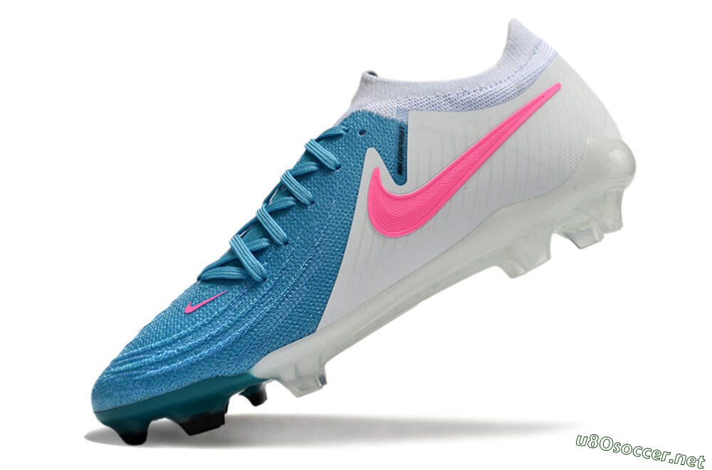 Men's Nike Phantom Luna Elite FG Football Boots - Blue/White/Pink 5