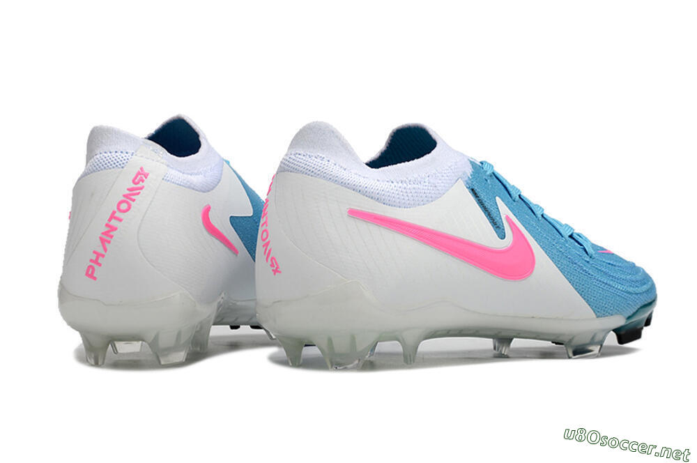 Men's Nike Phantom Luna Elite FG Football Boots - Blue/White/Pink 6