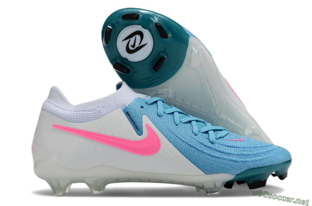 Men's Nike Phantom Luna Elite FG Football Boots - Blue/White/Pink 2