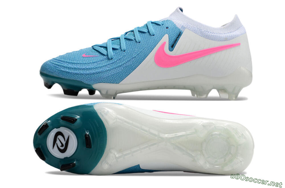 Men's Nike Phantom Luna Elite FG Football Boots - Blue/White/Pink 1