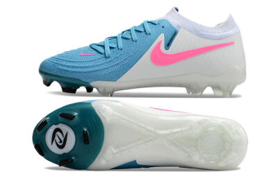 Men's Nike Phantom Luna Elite FG Football Boots - Blue/White/Pink