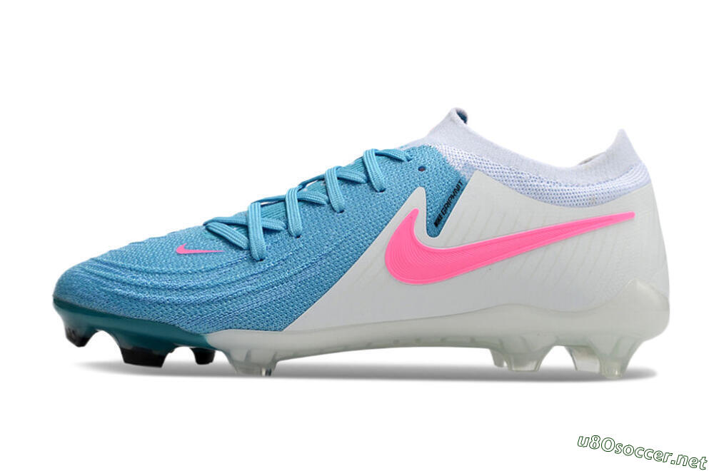 Men's Nike Phantom Luna Elite FG Football Boots - Blue/White/Pink 0