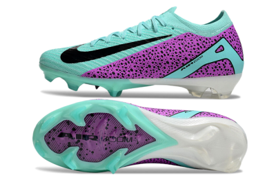Unisex Nike Air Zoom Mercurial Vapor 16 Elite FG Football Boots - Jade/Black/Purple