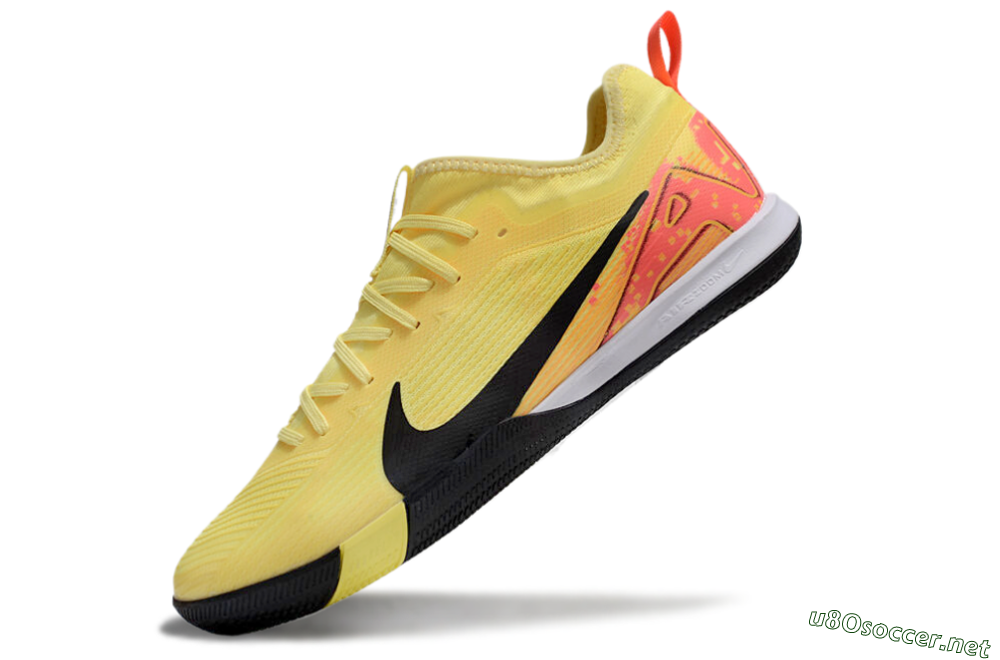 Unisex Nike Air Zoom Mercurial Vapor 16 Pro IC Football Shoes - Yellow/Black/Red 5