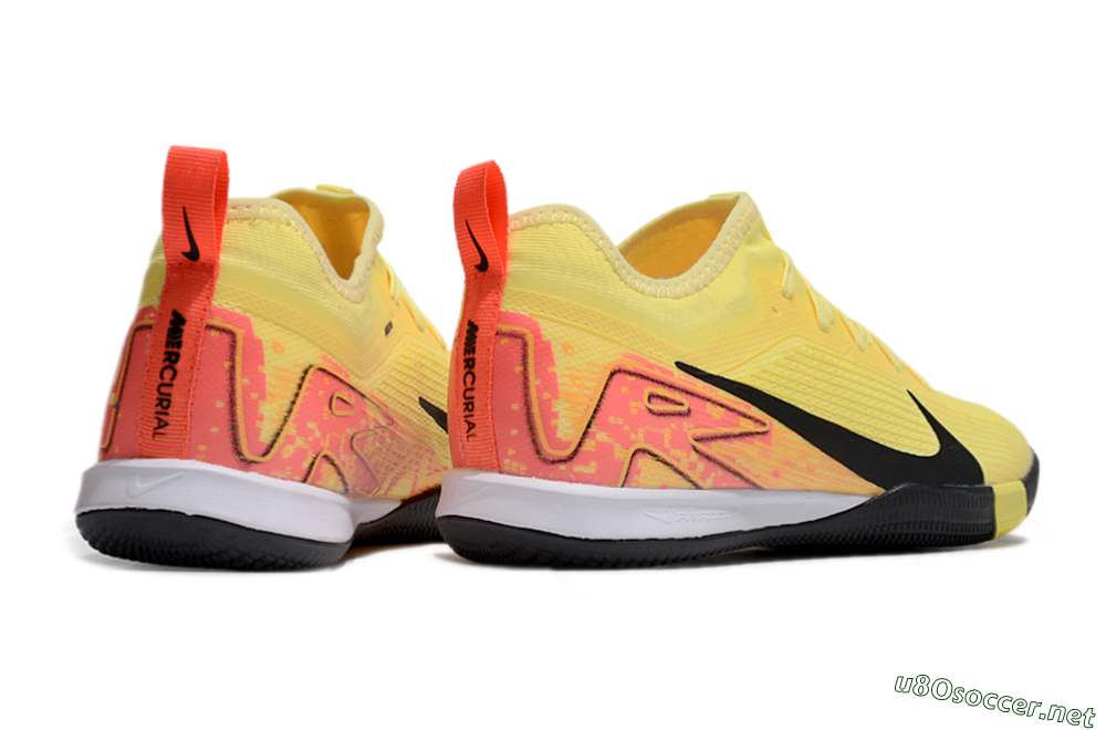 Unisex Nike Air Zoom Mercurial Vapor 16 Pro IC Football Shoes - Yellow/Black/Red 6