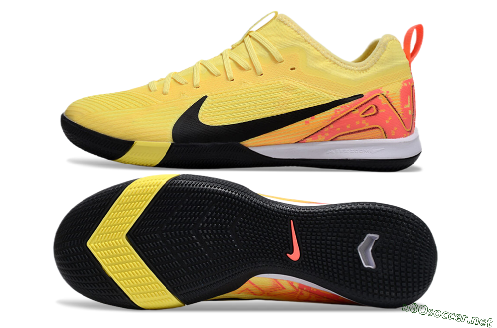 Unisex Nike Air Zoom Mercurial Vapor 16 Pro IC Football Shoes - Yellow/Black/Red 1