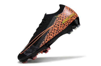 Unisex Nike Air Zoom Mercurial Vapor 16 Elite FG Football Boots - Black/Yellow/Leopard