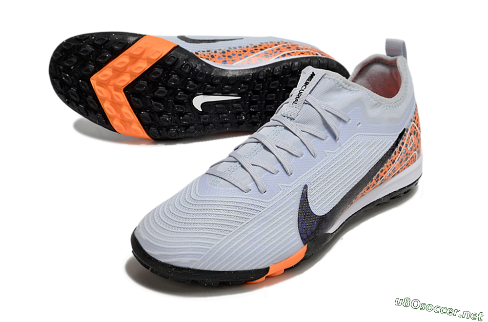 Unisex Nike Air Zoom Mercurial Vapor 16 Pro TF Football Shoes - Grey/Black/Leopard 3
