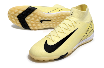 Men's Nike Air Zoom Mercurial Superfly 10 Elite TF Football Shoes - Yellow/Black/White