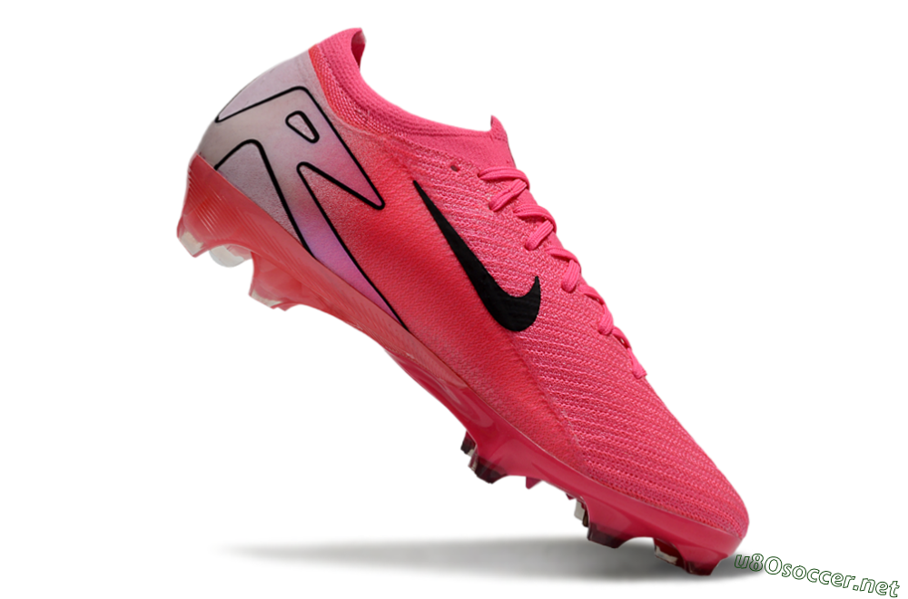 Unisex Nike Air Zoom Mercurial Vapor 16 Elite FG Football Boots - Red/Black/Pink 4
