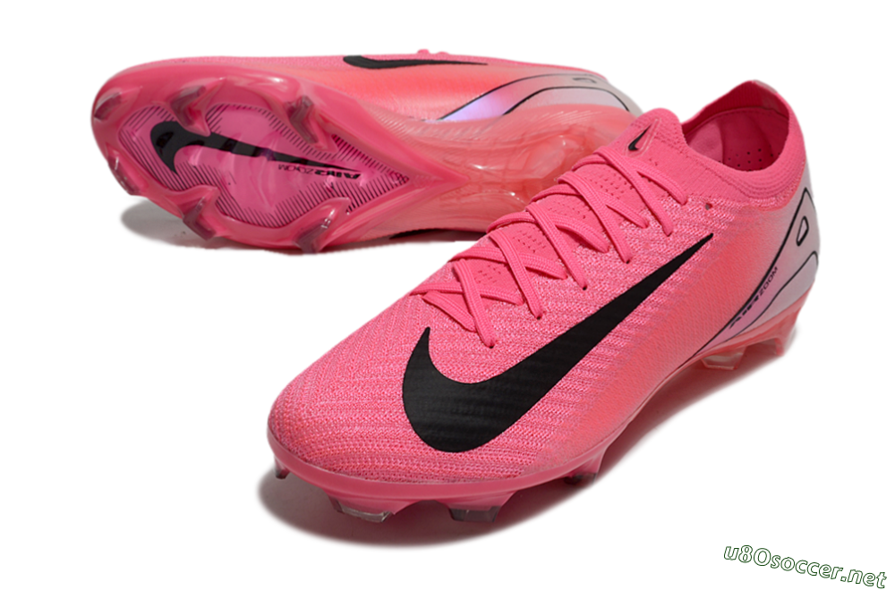 Unisex Nike Air Zoom Mercurial Vapor 16 Elite FG Football Boots - Red/Black/Pink 3