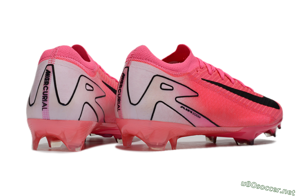 Unisex Nike Air Zoom Mercurial Vapor 16 Elite FG Football Boots - Red/Black/Pink 6