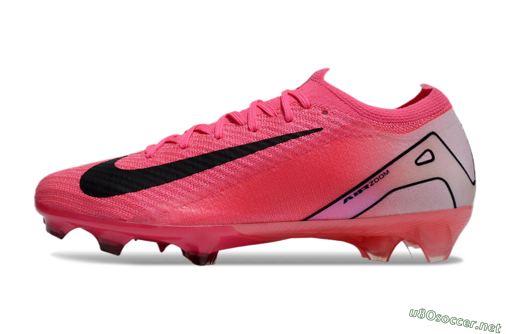 Unisex Nike Air Zoom Mercurial Vapor 16 Elite FG Football Boots - Red/Black/Pink 0