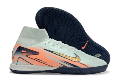 Men's Nike Air Zoom Mercurial Superfly 10 Elite IC Football Shoes - Jade/Gold/Red