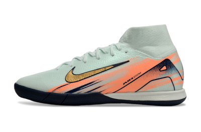 Men's Nike Air Zoom Mercurial Superfly 10 Elite IC Football Shoes - Jade/Gold/Red