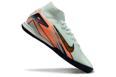 Men's Nike Air Zoom Mercurial Superfly 10 Elite IC Football Shoes - Jade/Gold/Red