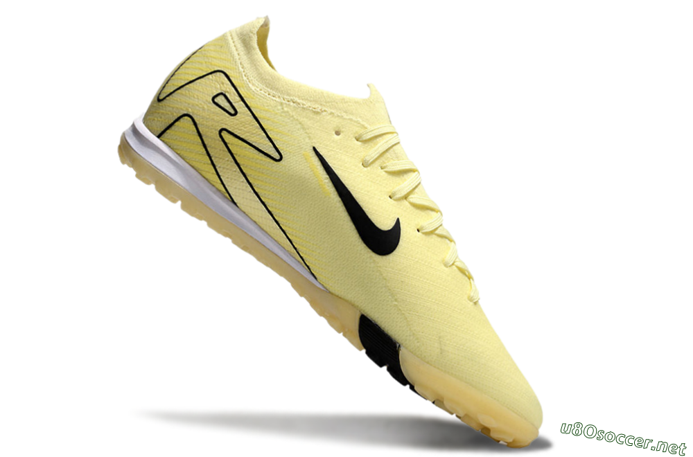 Unisex Nike Air Zoom Mercurial Vapor 16 Elite TF Football Shoes - Yellow/Black/White 4