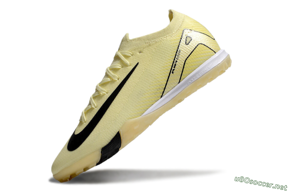Unisex Nike Air Zoom Mercurial Vapor 16 Elite TF Football Shoes - Yellow/Black/White 5