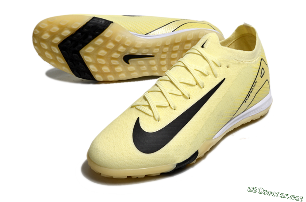 Unisex Nike Air Zoom Mercurial Vapor 16 Elite TF Football Shoes - Yellow/Black/White 3