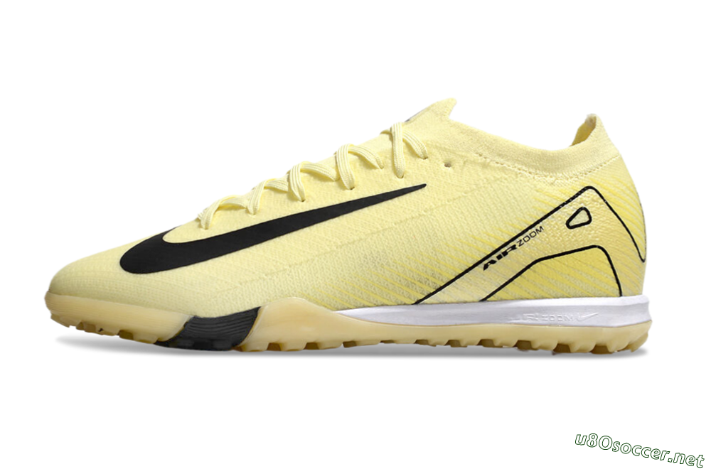 Unisex Nike Air Zoom Mercurial Vapor 16 Elite TF Football Shoes - Yellow/Black/White 0