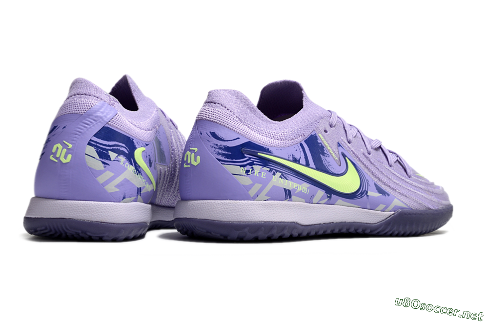Men's Nike Phantom GX 2 Elite IC Football Shoes - Purple/Yellow/White 6