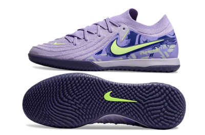 Men's Nike Phantom GX 2 Elite IC Football Shoes - Purple/Yellow/White