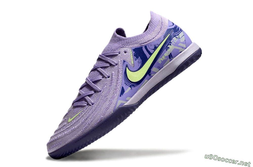 Men's Nike Phantom GX 2 Elite IC Football Shoes - Purple/Yellow/White 5