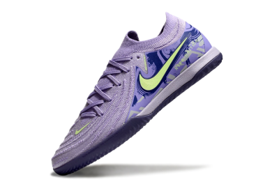 Men's Nike Phantom GX 2 Elite IC Football Shoes - Purple/Yellow/White