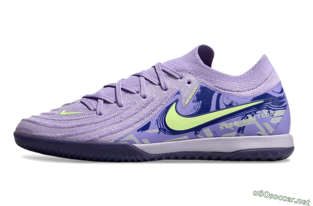 Men's Nike Phantom GX 2 Elite IC Football Shoes - Purple/Yellow/White 0