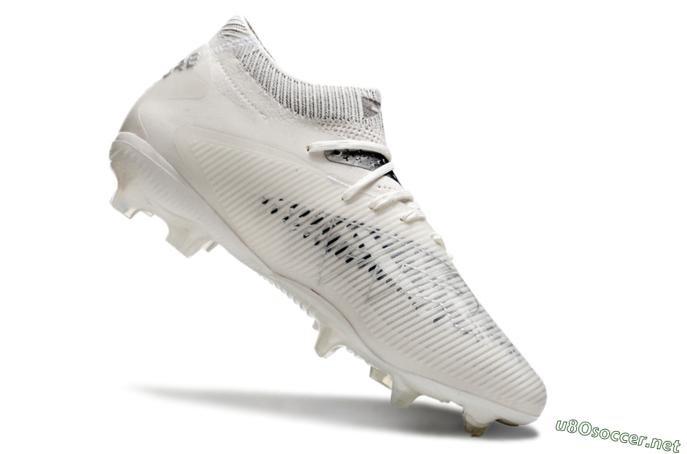 Men's Puma Future 8 Ultimate FG Football Boots - White/Silver/Black 4