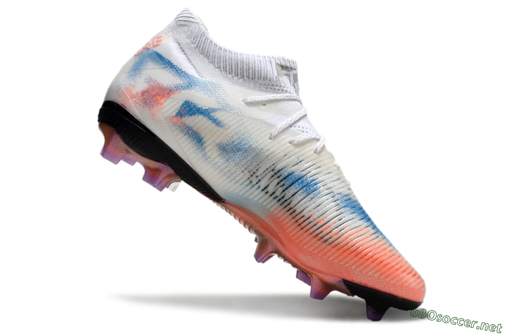 Men's Puma Future 8 Ultimate FG Football Boots - White/Pink/Blue 4