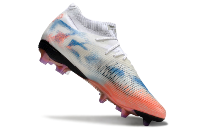 Men's Puma Future 8 Ultimate FG Football Boots - White/Pink/Blue