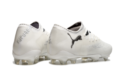 Men's Puma Future 8 Ultimate FG Football Boots - White/Silver/Black