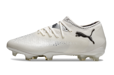 Men's Puma Future 8 Ultimate FG Football Boots - White/Silver/Black