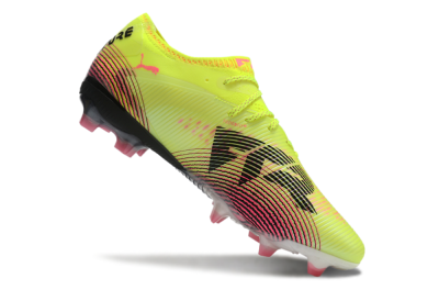 Men's Puma Future 8 Ultimate FG Football Boots - Yellow/Black/Pink