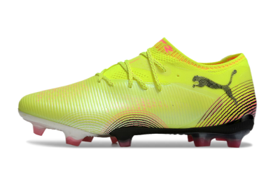 Men's Puma Future 8 Ultimate FG Football Boots - Yellow/Black/Pink