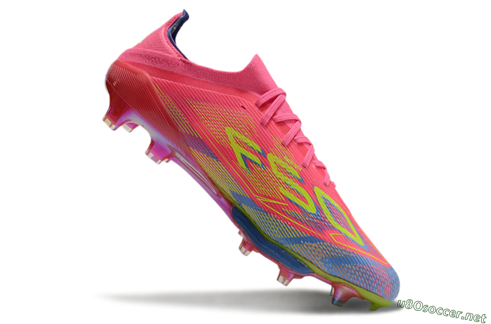 Men's Adidas F50 Lightstrike Pro Elite FG Football Boots - Red/Yellow/Blue 4