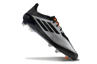 Men's Adidas F50 Elite Messi FG Football Boots - Silver/Black/Orange