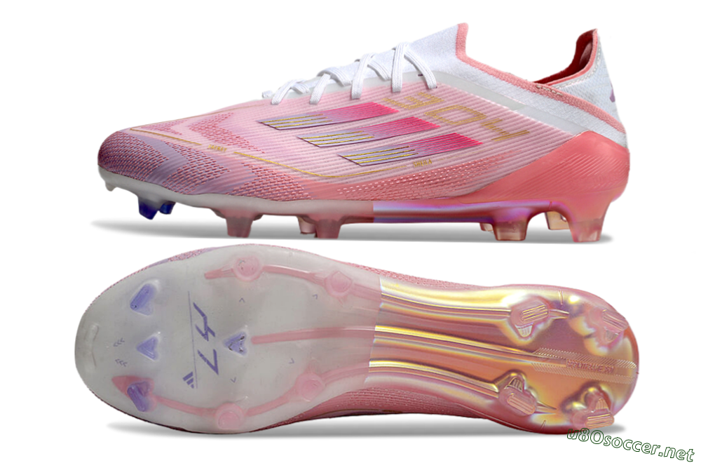 Men's Adidas F50 Elite FG Football Boots - Purple/White/Pink 1